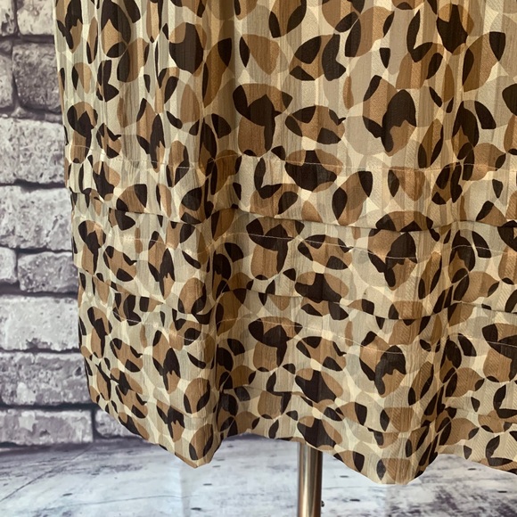 BCBGMaxazria Silk  W/ Black Tie Dress Size 2 - Picture 4 of 12